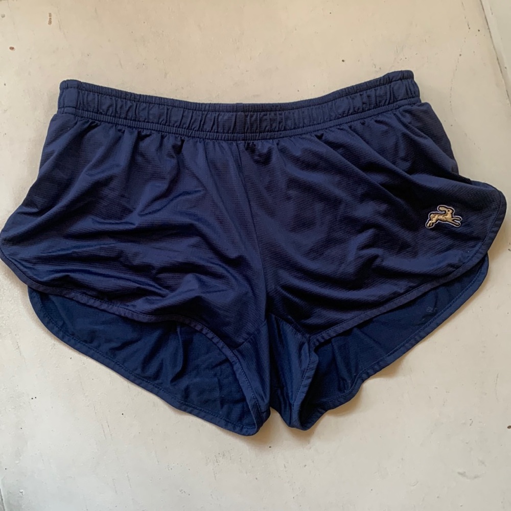 Tracksmith twilight split shorts navy